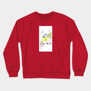 Blue tit of spring Crewneck Sweatshirt